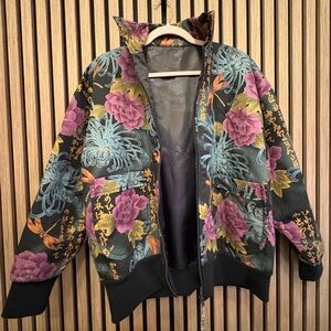 Floral Patterned Women's Jacket